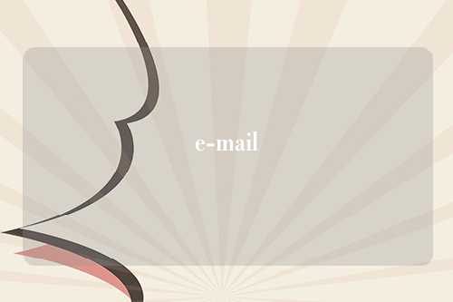 e-mail